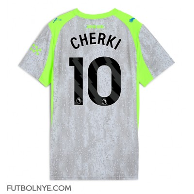 Camiseta Manchester City Rayan Cherki #10 Tercera Equipación para mujer 2025-26 manga corta Camiseta Manchester City Rayan Cherki #10 Tercera Equipación para mujer 2025-26 manga corta